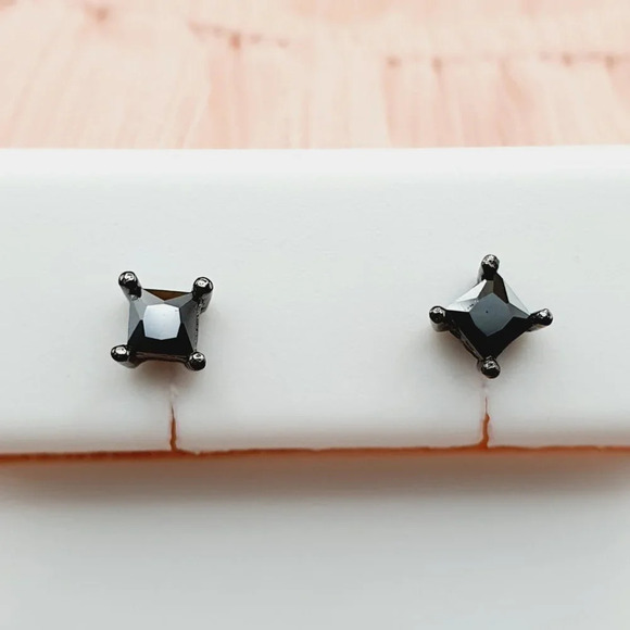 3MM S925 Sterling Silver CZ Stud Earrings for Women/Girl, US19251019 - Picture 6 of 12